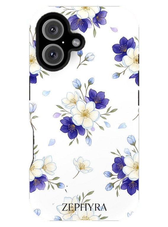 Blue Blossom iPhone 17