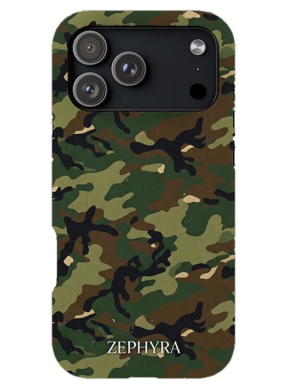 Woodland Camo iPhone 17 Pro
