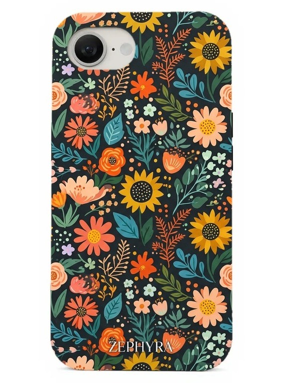 Folk Bloom Noir iPhone 17e